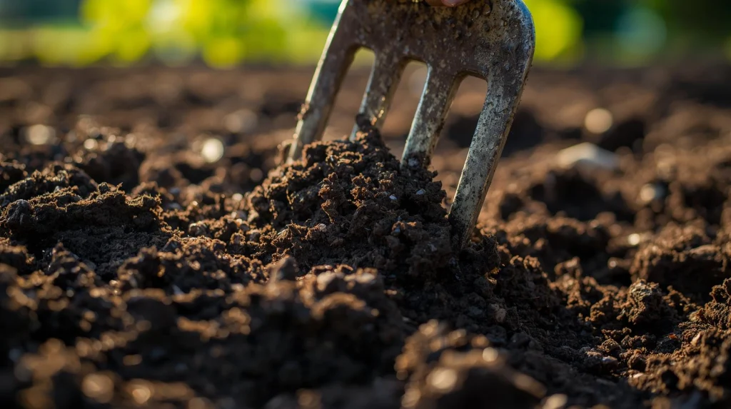 آماده‌سازی خاک باغچه